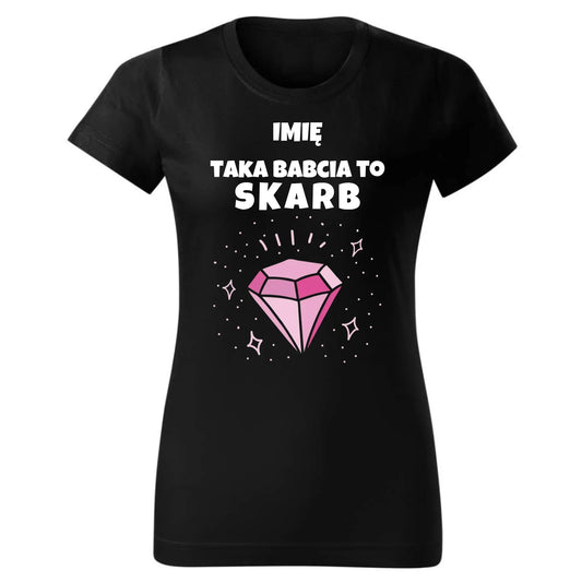 Taka babcia to skarb | Koszulka damska dla babci B06 - StoryCups.pl