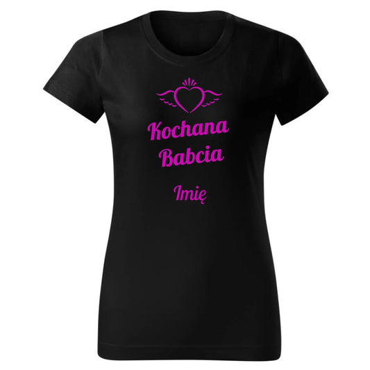 Kochana Babcia | Koszulka damska dla babci B05 - StoryCups.pl