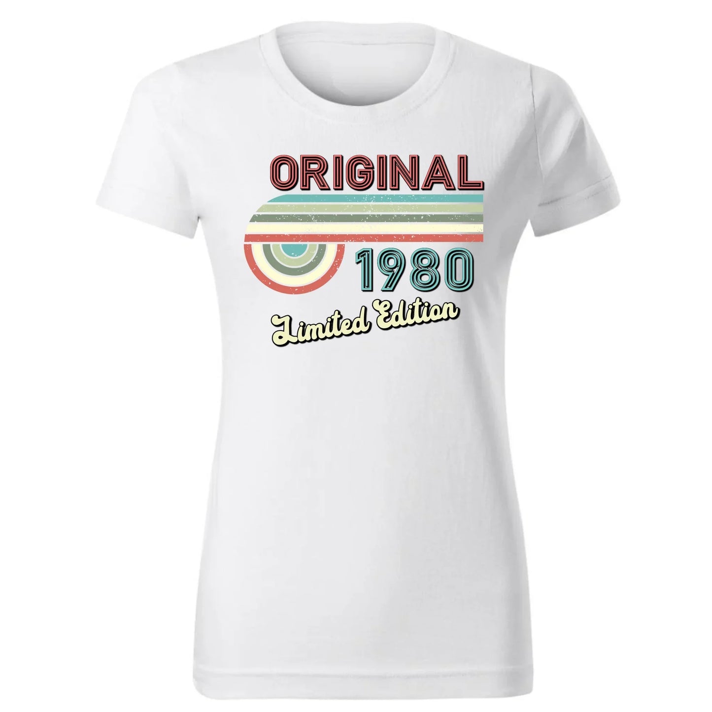Edycja limitowana 80' rok urodzenia | Koszulka damska prezent na urodziny U31 - StoryCups.pl