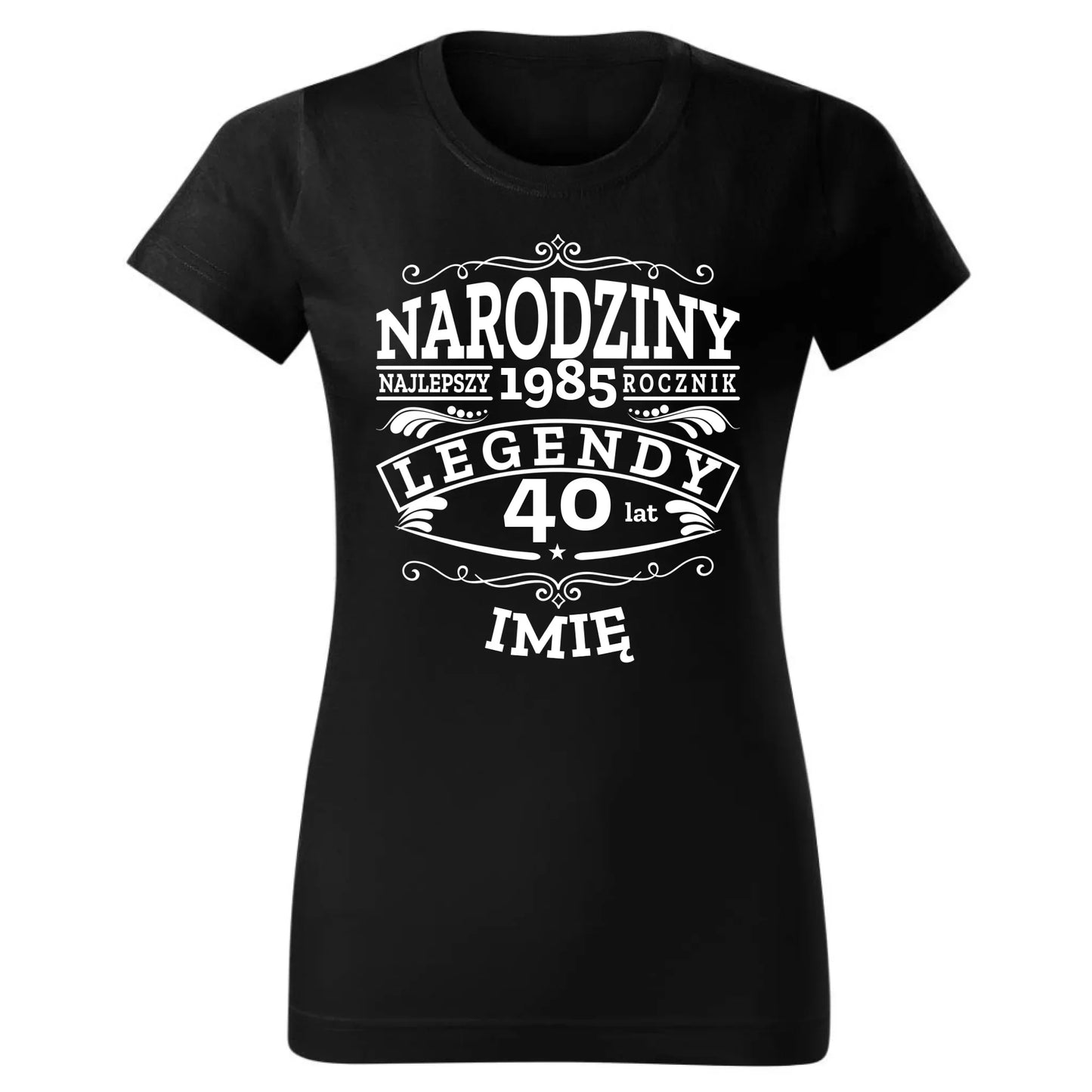 Narodziny Legendy | Personalizowana koszulka damska prezent na urodziny U01 - StoryCups.pl