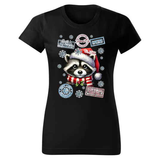 List do Mikołaja | Świąteczna koszulka damska BN104 - StoryCups.pl