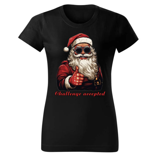 Wyzwanie przyjęte | Świąteczna koszulka damska BN100 - StoryCups.pl