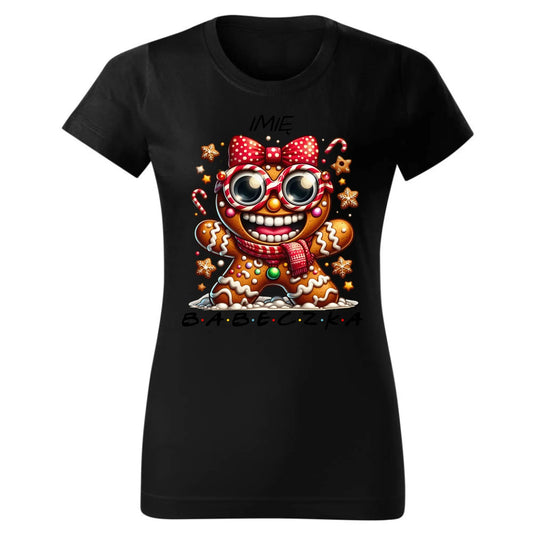 Babeczka | Personalizowana koszulka damska świąteczna BN95 - StoryCups.pl