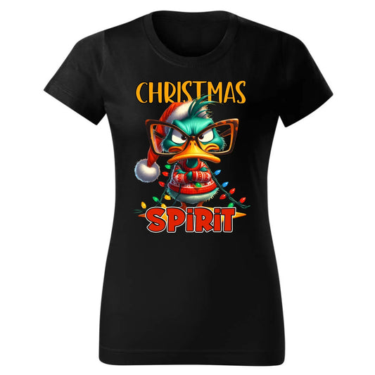 Christmas spirit | Świąteczna koszulka damska BN76 - StoryCups.pl