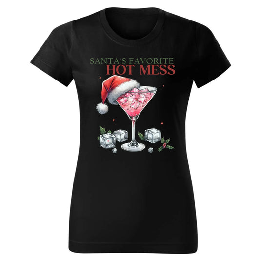 Ulubiony bałagan Mikołaja | Świąteczna koszulka damska BN75 - StoryCups.pl