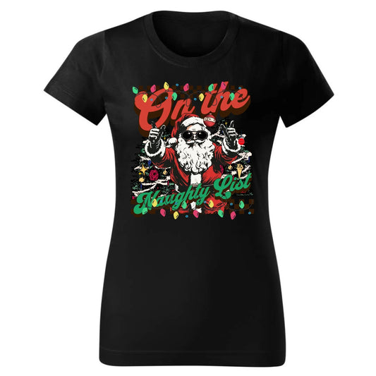 Na liście niegrzecznych | Świąteczna koszulka damska BN50 - StoryCups.pl