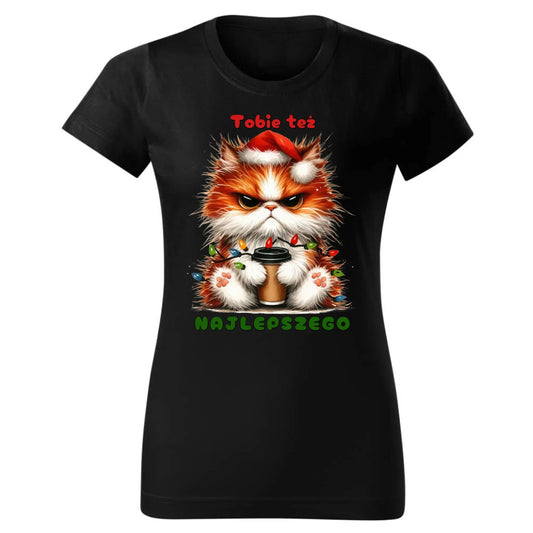 Najlepszego | Świąteczna koszulka damska BN32 - StoryCups.pl