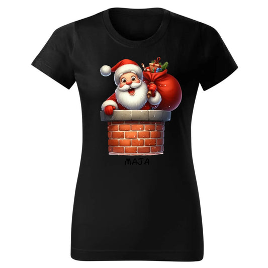 Mikołaj | Spersonalizowana koszulka damska świąteczna BN07 - StoryCups.pl