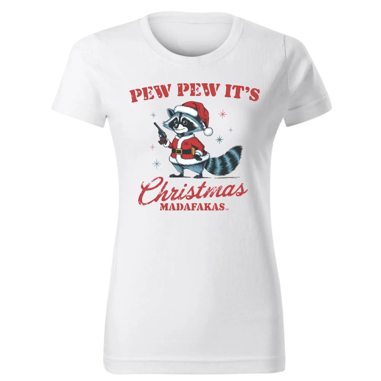 Pew pew it's Christmas | Świąteczna koszulka damska BN60 - StoryCups.pl