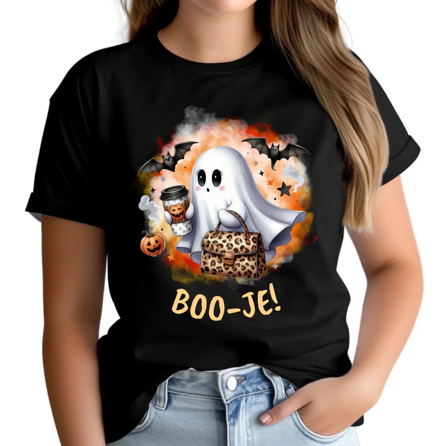 Koszulka damska halloweenowa na prezent HALLOWEEN nadruk