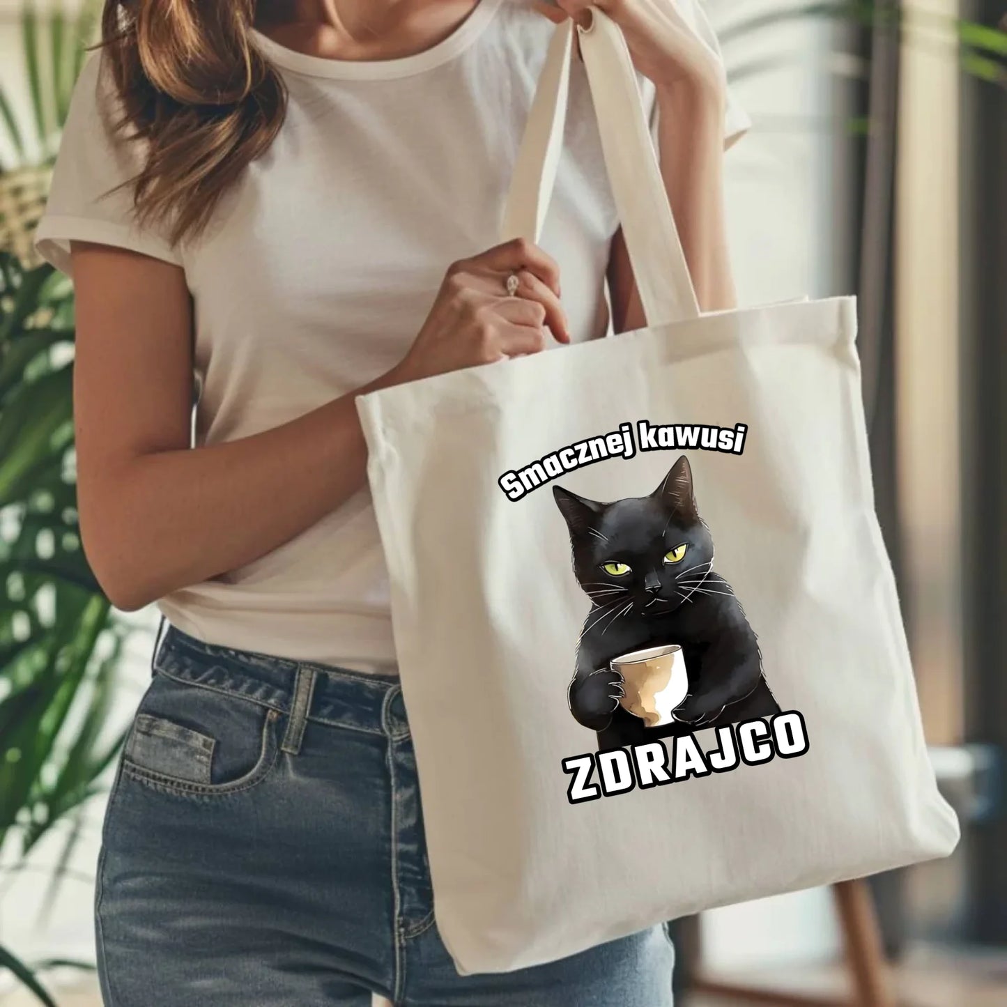 Naturalna eco torba z nadrukiem - prezent na pożegnanie z pracy