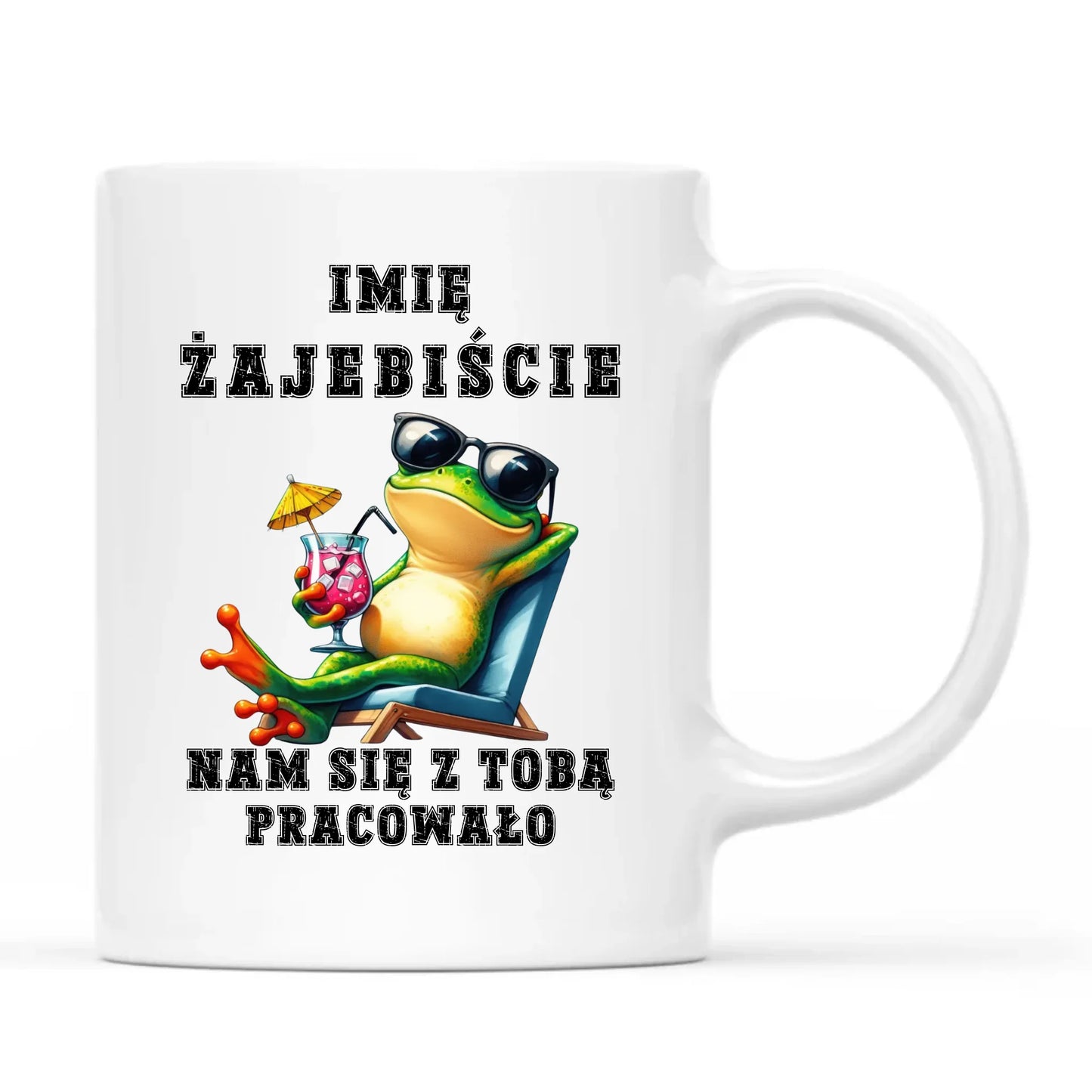 Kubek prezent na odejście z pracy POŻEGNANIE AWANS