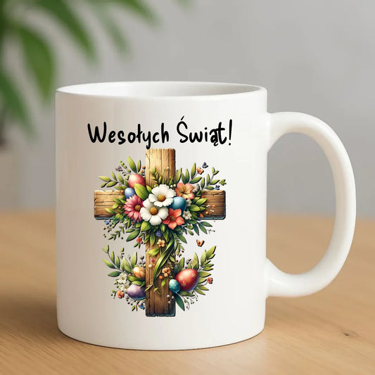 Krzyż | Kubek Wielkanocny WN02 - StoryCups.pl