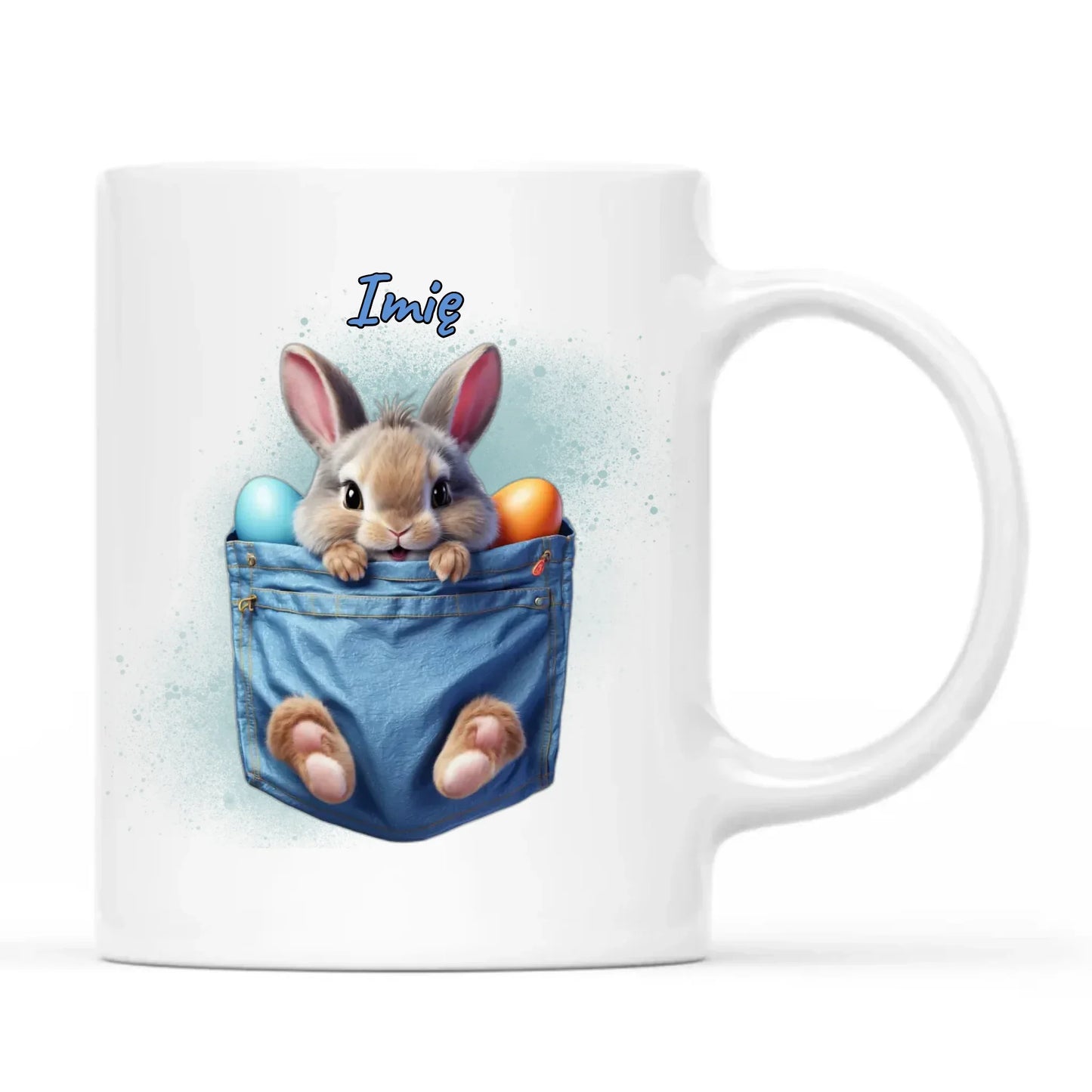Mały zajączek | Personalizowany kubek na Wielkanoc WN10 - StoryCups.pl