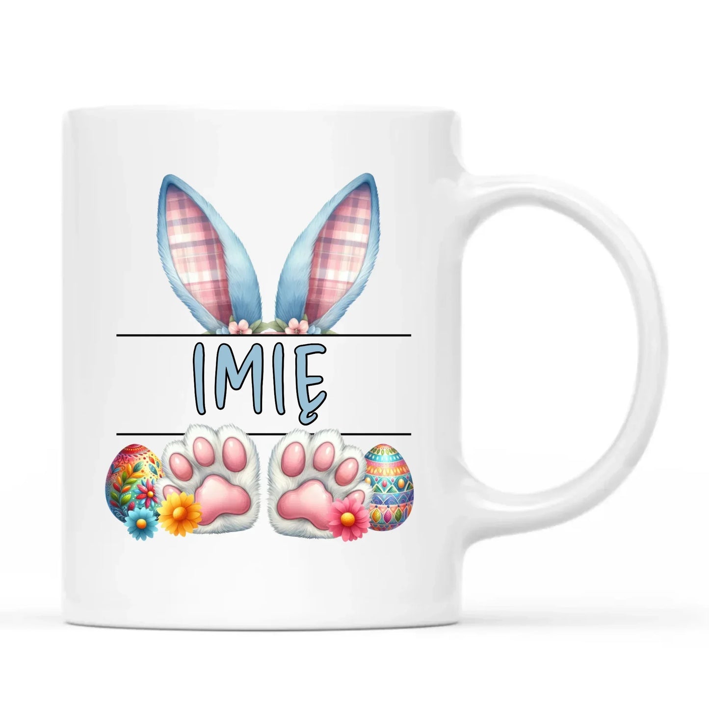 Zajączek z imieniem | Kubek na Wielkanoc WN11 - StoryCups.pl