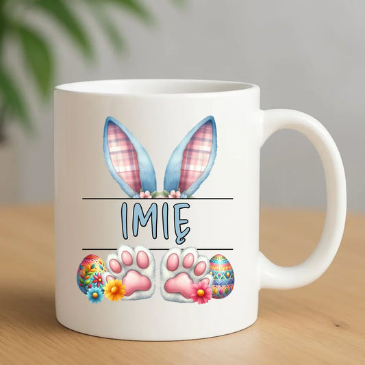 Zajączek z imieniem | Kubek na Wielkanoc WN11 - StoryCups.pl