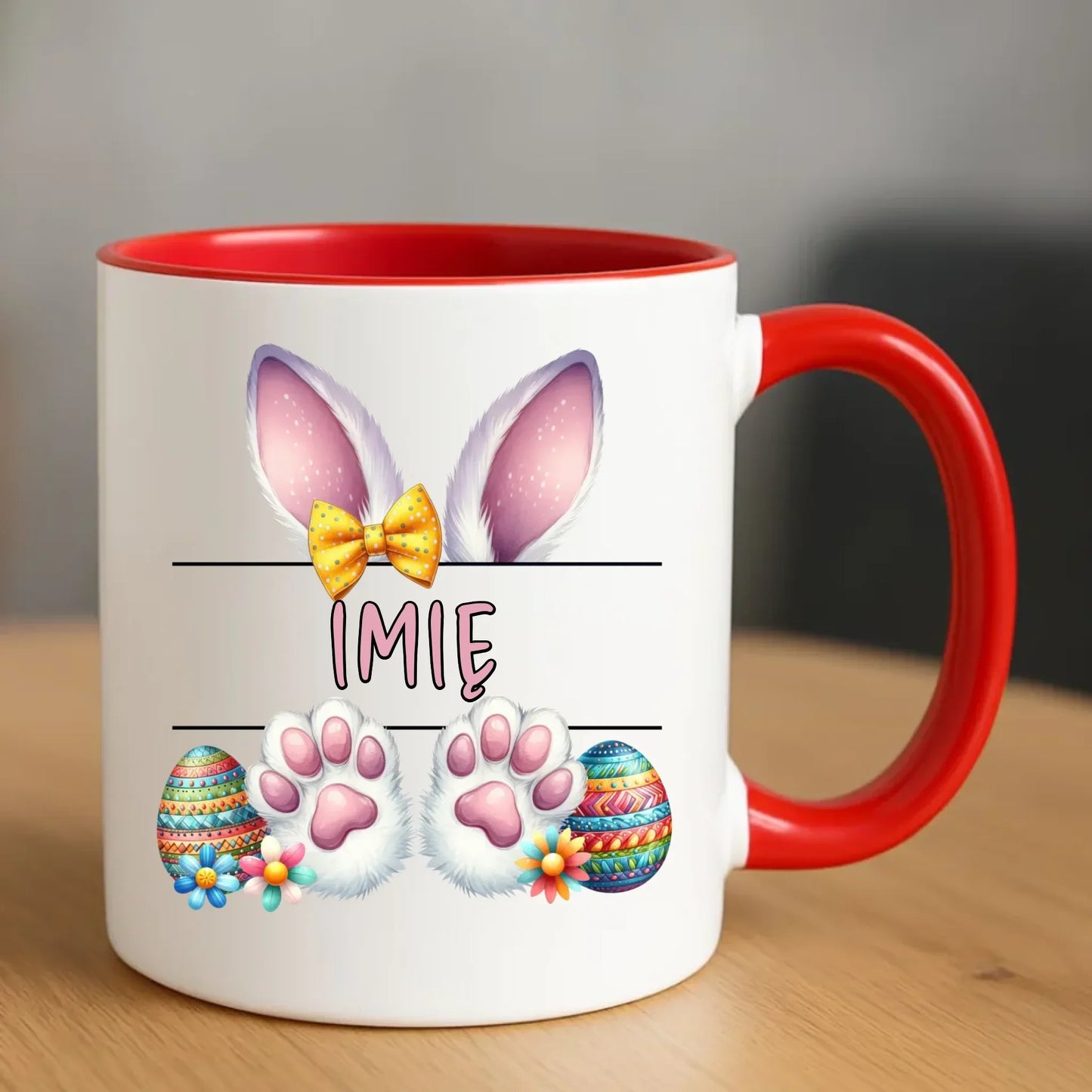 Zajączek z imieniem | Kubek na Wielkanoc WN13 - StoryCups.pl