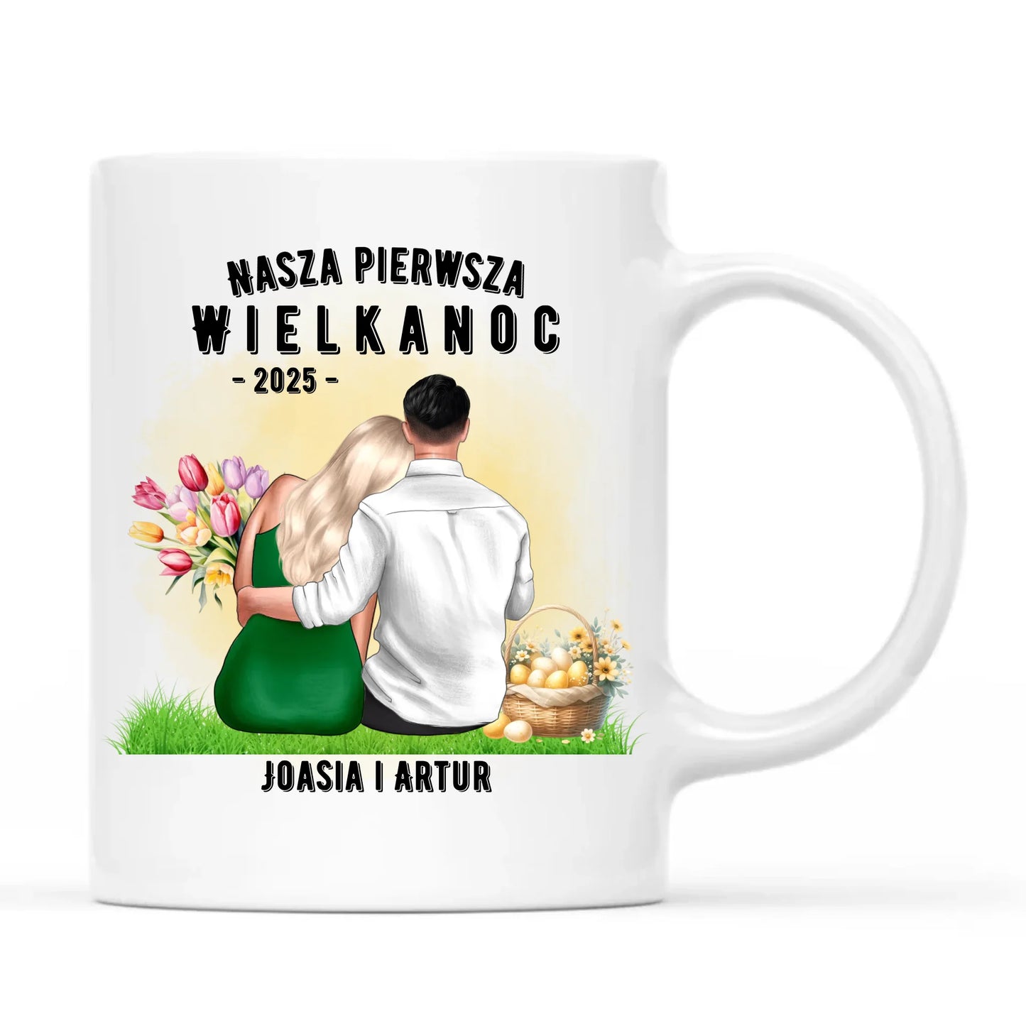 Kubek wielkanocny prezent na WIELKANOC