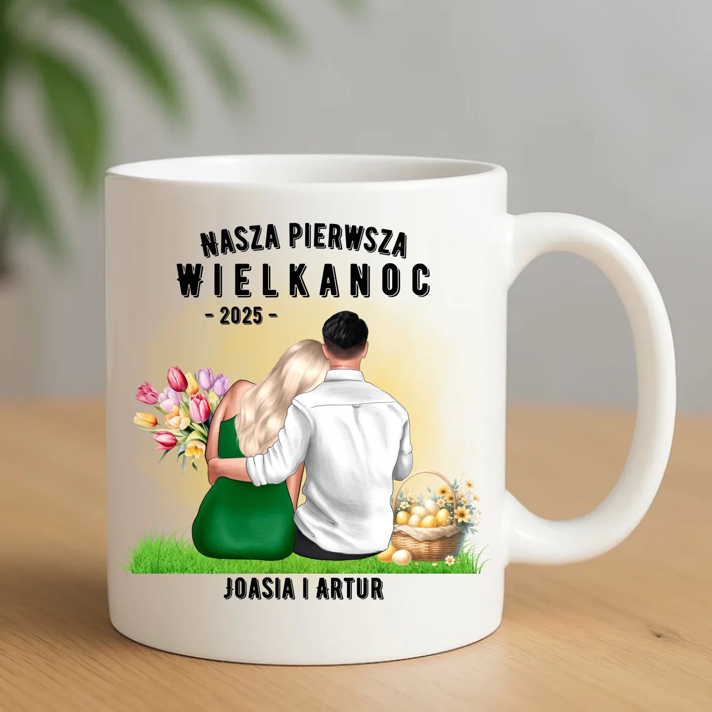 Kubek z nadrukiem wielkanocnym prezent na WIELKANOC