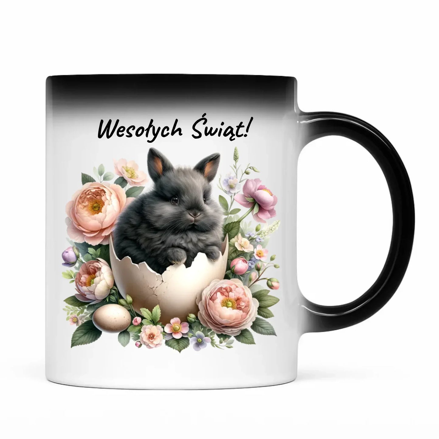 Zajączek w pisance | Kubek magiczny na Wielkanoc WN03 - StoryCups.pl