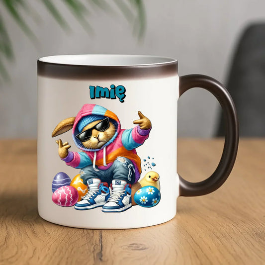 Sigma zając | Kubek magiczny na Wielkanoc WN04 - StoryCups.pl