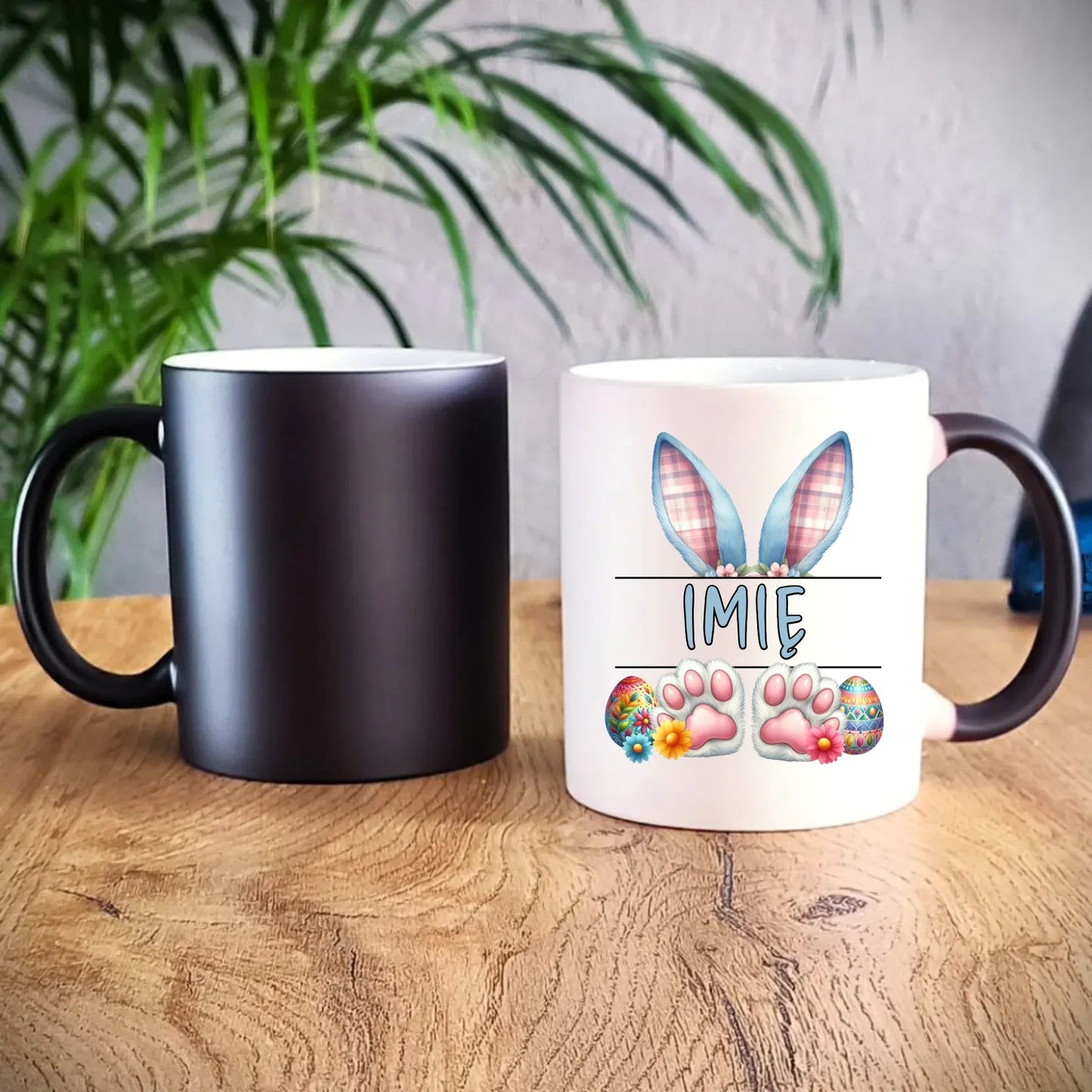 Zajączek z imieniem | Kubek magiczny na Wielkanoc WN11 - StoryCups.pl