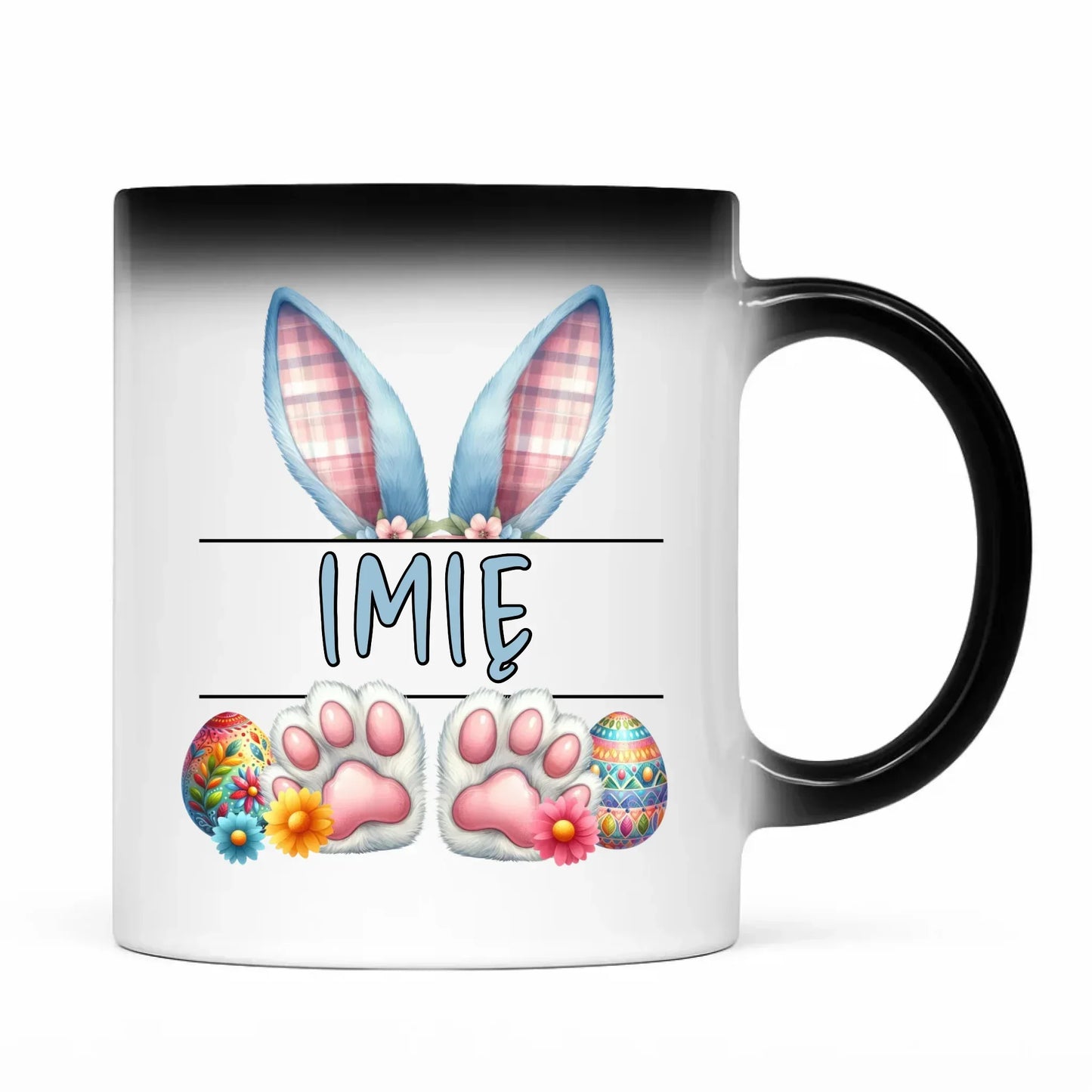 Zajączek z imieniem | Kubek magiczny na Wielkanoc WN11 - StoryCups.pl