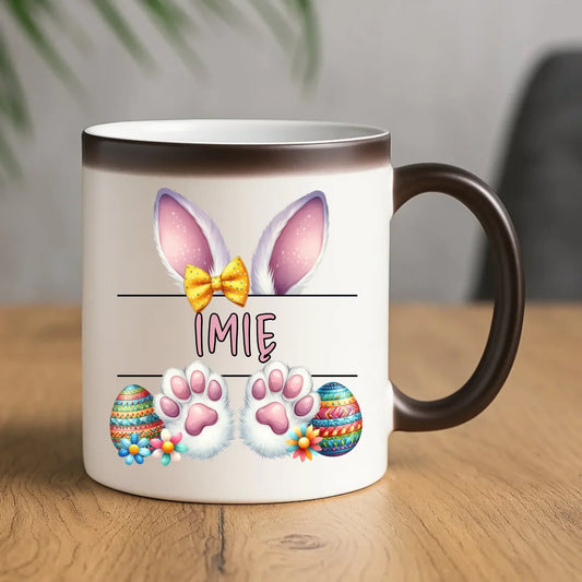 Zajączek z imieniem | Kubek magiczny na Wielkanoc WN13 - StoryCups.pl