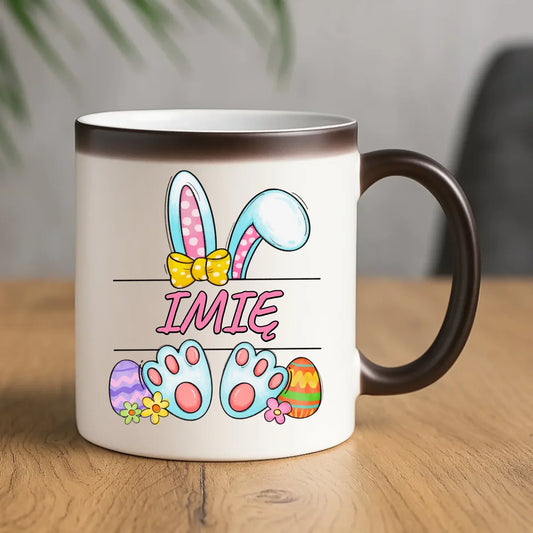 Zajączek Wielkanocny imię | Kubek magiczny na Wielkanoc WN15 - StoryCups.pl