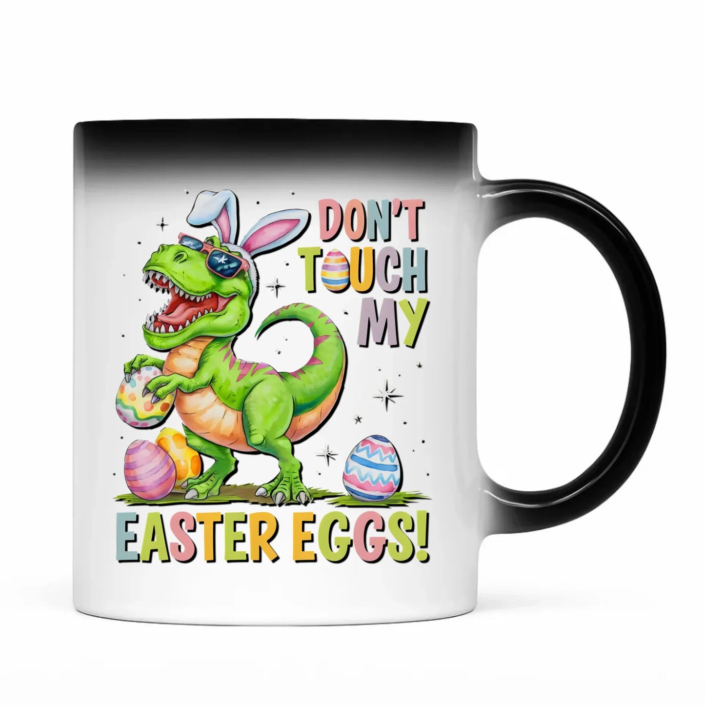 Don't touch my easter eggs | Kubek magiczny na Wielkanoc WN34 - StoryCups.pl