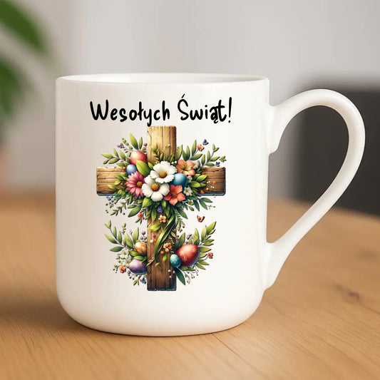 Krzyż | Kubek elegant na Wielkanoc WN02 - StoryCups.pl
