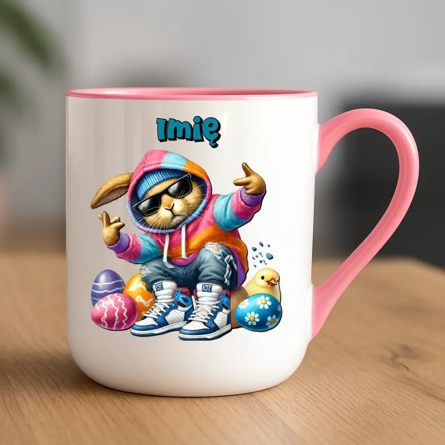 Sigma zając | Kubek elegant na Wielkanoc WN04 - StoryCups.pl