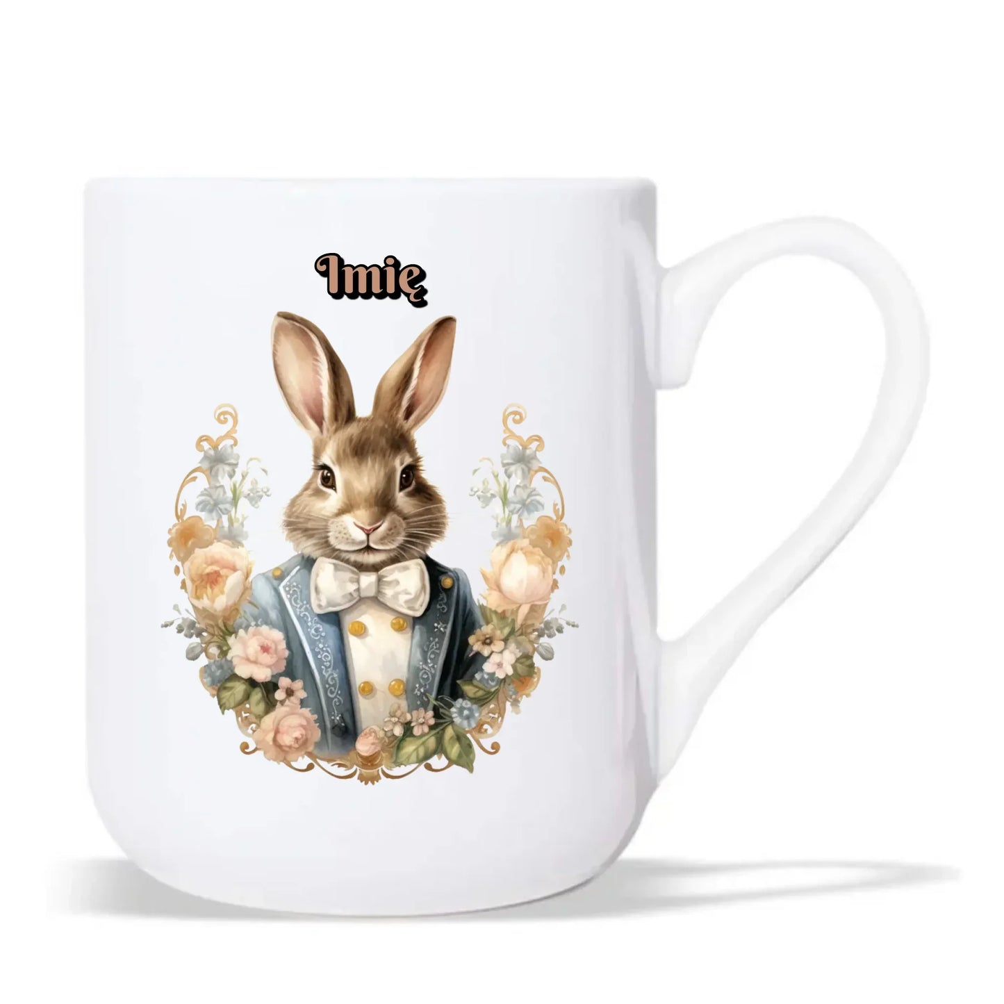 Pan Zając | Kubek elegant na Wielkanoc WN06 - StoryCups.pl
