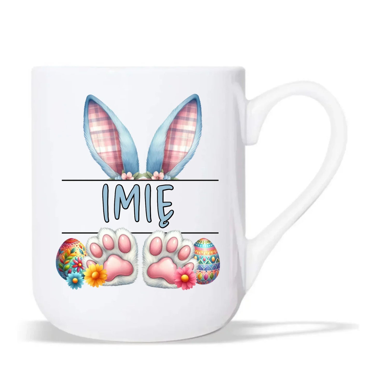 Zajączek z imieniem | Kubek elegant na Wielkanoc WN11 - StoryCups.pl