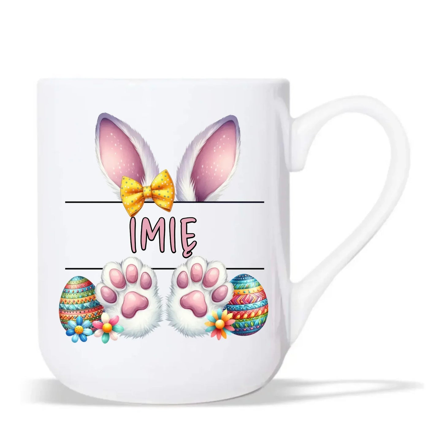 Zajączek z imieniem | Kubek elegant na Wielkanoc WN13 - StoryCups.pl