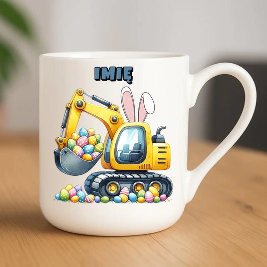 Koparka | Kubek elegant na Wielkanoc WN17 - StoryCups.pl