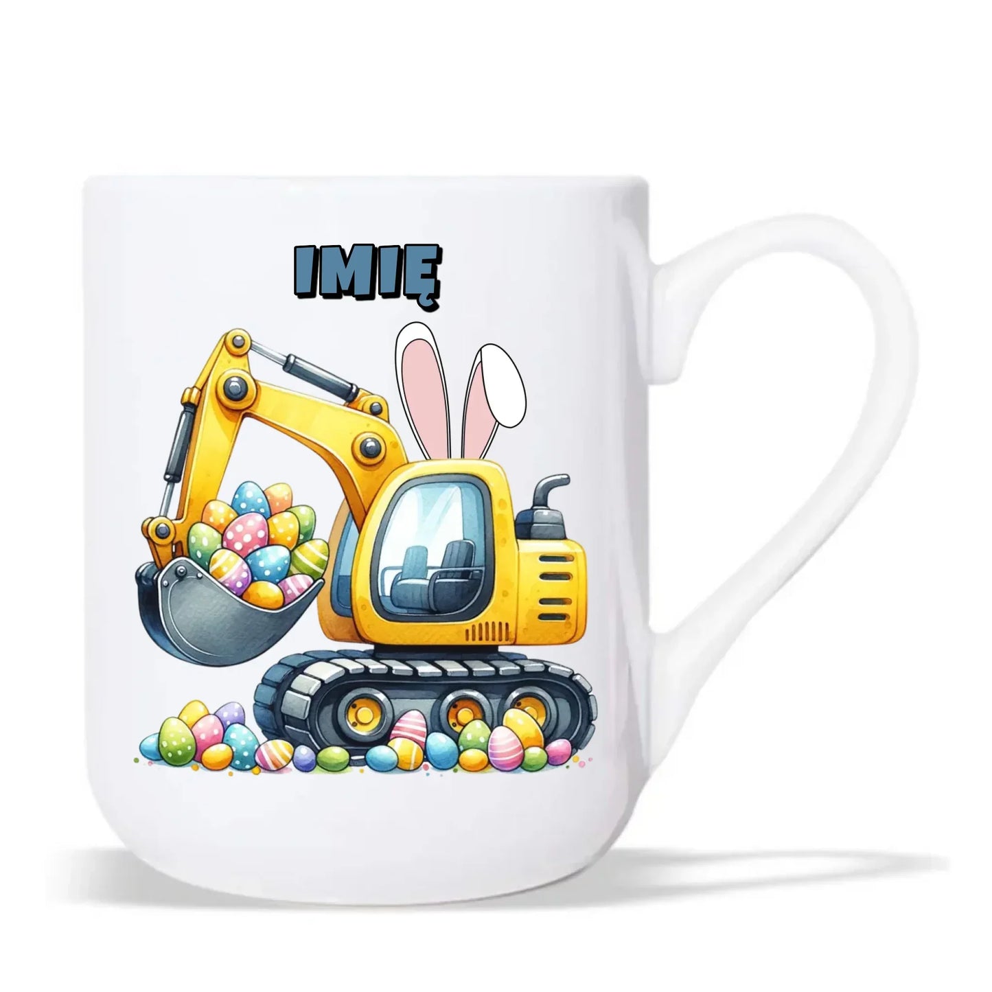 Koparka | Kubek elegant na Wielkanoc WN17 - StoryCups.pl