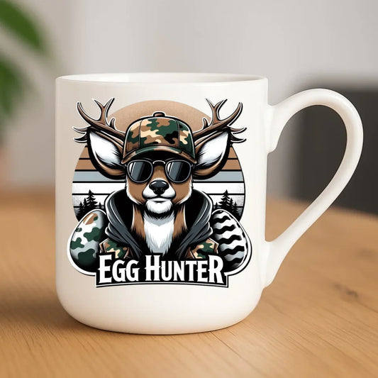 Egg Hunter | Kubek elegant Wielkanocny na prezent dla niego WN19 - StoryCups.pl