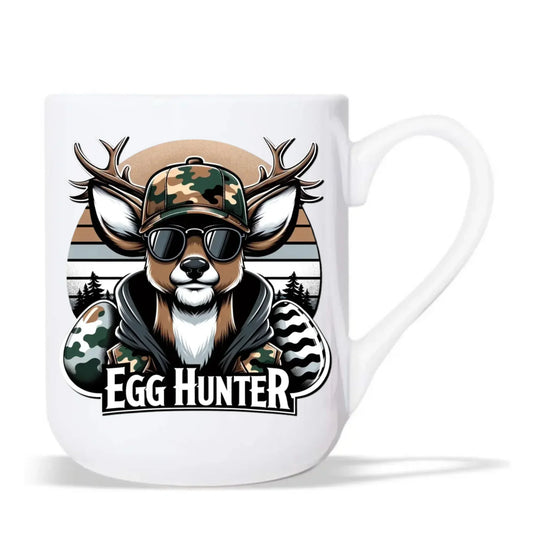 Egg Hunter | Kubek elegant Wielkanocny na prezent dla niego WN19 - StoryCups.pl