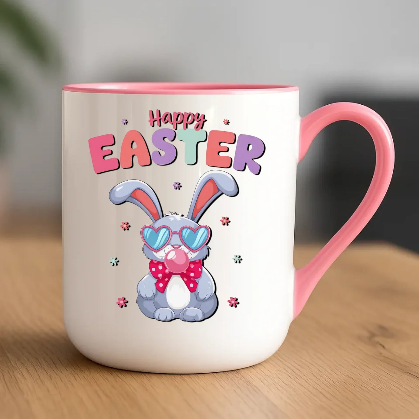 Happy Easter | Kubek elegant upominek na Wielkanoc WN21 - StoryCups.pl
