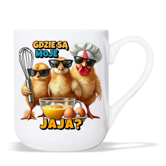 Gdzie są moje jaja? | Kubek elegant na Wielkanoc WN27 - StoryCups.pl