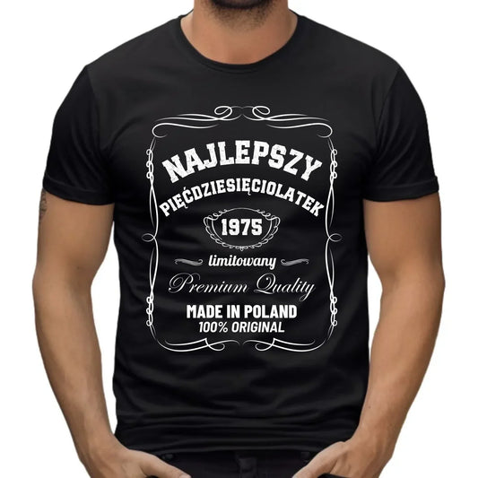 Najlepszy pięćdziesięciolatek | Koszulka męska prezent na 50 urodziny U04 - StoryCups.pl