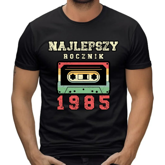 Najlepszy rocznik | Personalizowana koszulka męska prezent na urodziny U02 - StoryCups.pl