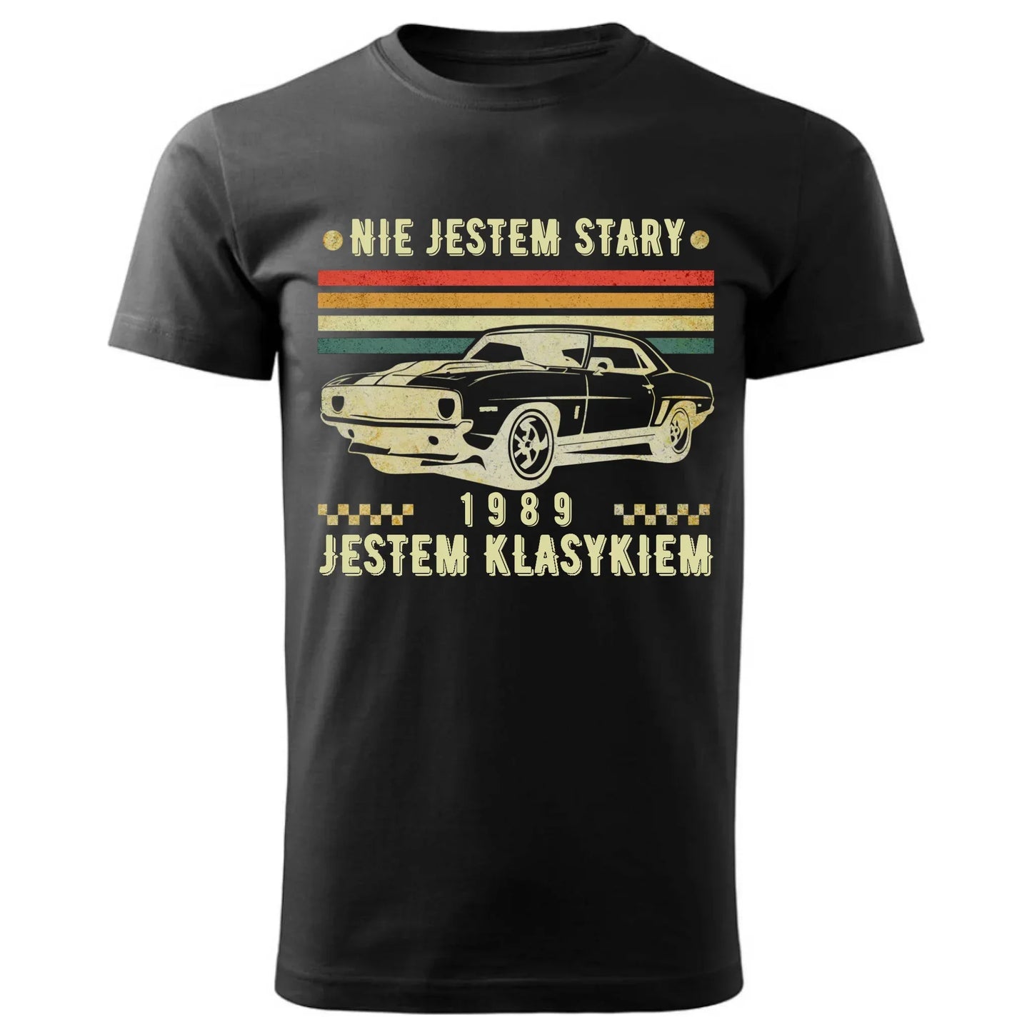 Nie jestem stary, jestem klasykiem | Personalizowana koszulka męska na urodziny U22 - StoryCups.pl
