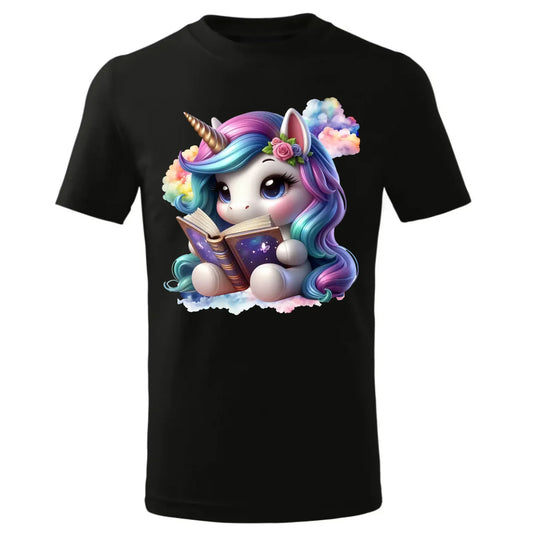 Jednorożec z książką | Koszulka dziecięca DD09 - StoryCups.pl