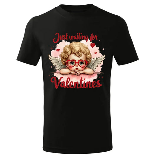 Czekam tylko na Walentynki | Koszulka dla dziecka W24 - StoryCups.pl