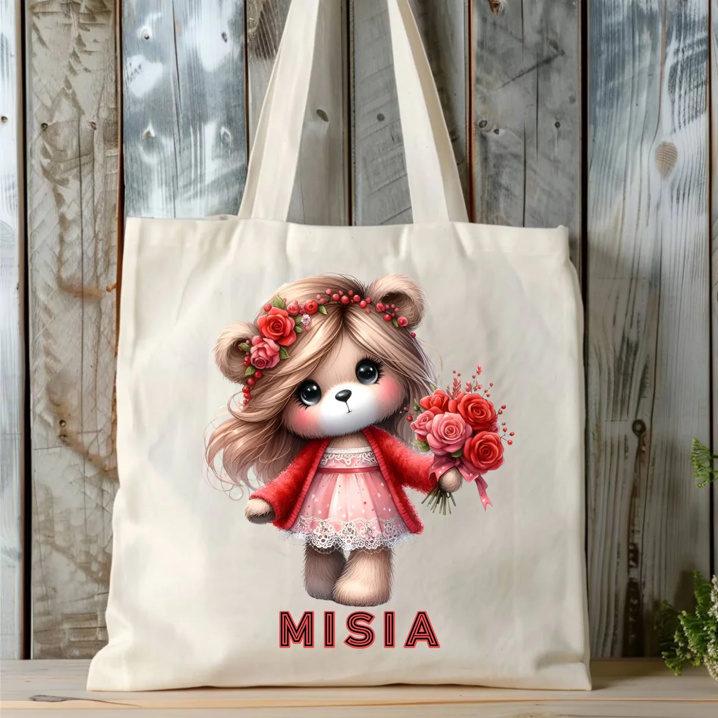 Torba tote bag naturalna nadruk