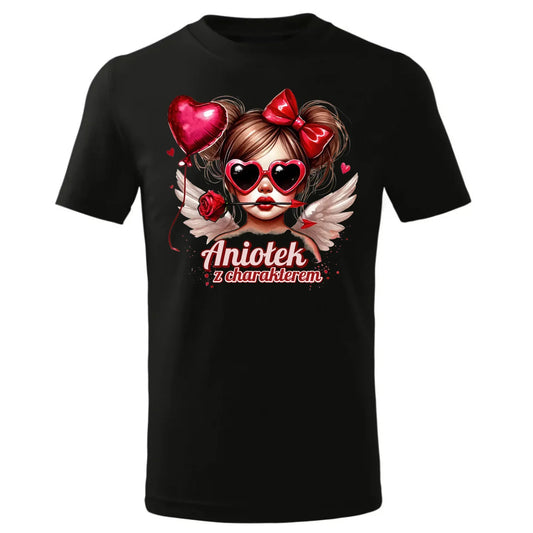 Aniołek z charakterem | Koszulka dla dziecka W58 - StoryCups.pl