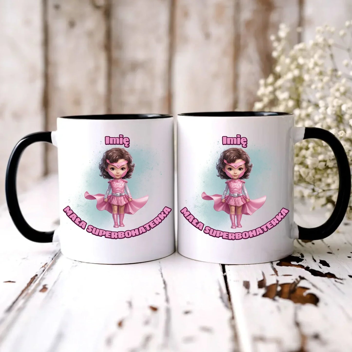 Mała Superbohaterka | Kubek dla dziewczynki DD02 - StoryCups.pl