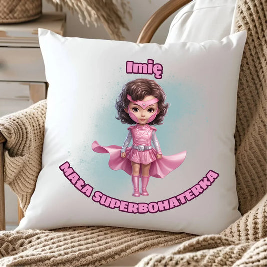 Super Bohaterka DD02 | Poduszka dla dziewczynki DD02 - StoryCups.pl